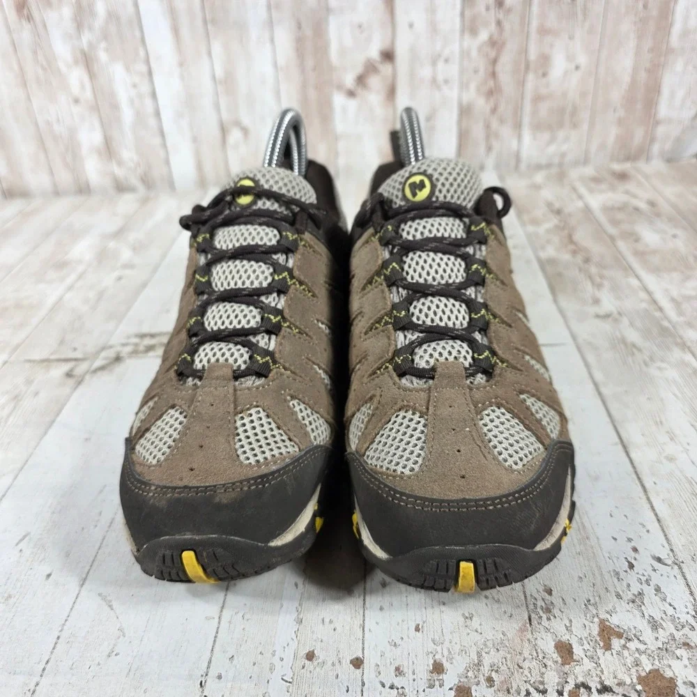 Merrell Alverstone Waterproof Hiking Shoes Womens 6.5 Brindle Brown J599662